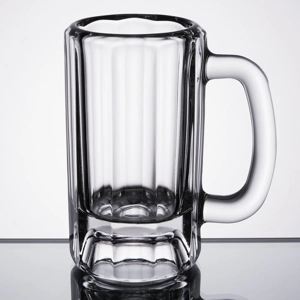Libbey 5016 12 Oz. Paneled Beer Mug - 12/Case 2 Libbey 5016 12 Oz. Paneled Beer Mug - 12/Case - Image 2