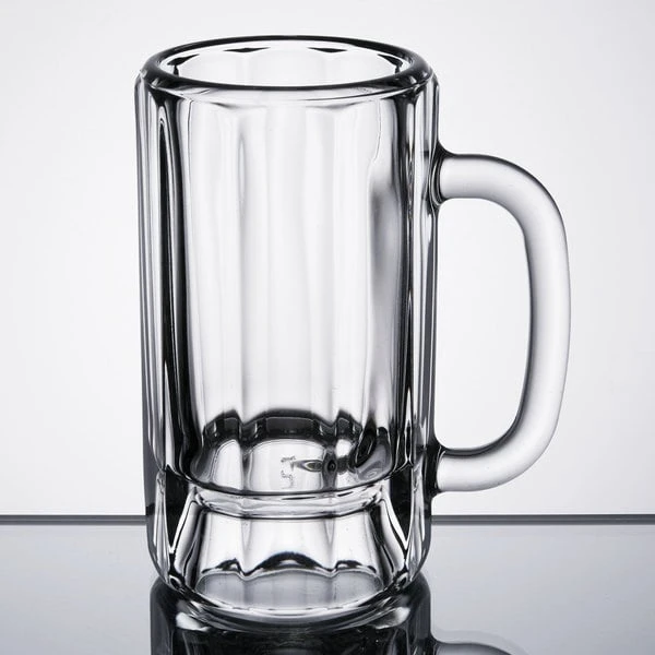 Libbey 5018 14 Oz. Paneled Beer Mug - 12/Case 2 Libbey 5018 14 Oz. Paneled Beer Mug - 12/Case - Image 2