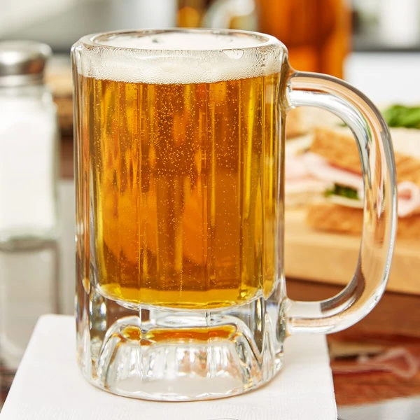 Libbey 5019 10 Oz. Paneled Beer Mug - 12/Case 1 Libbey 5019 10 Oz. Paneled Beer Mug - 12/Case