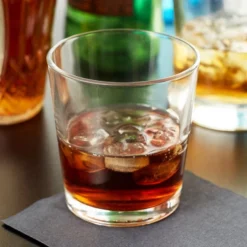 Libbey 15769 Restaurant Basics 12 Oz. Customizable Stackable Rocks / Double Old Fashioned Glass - 24/Case