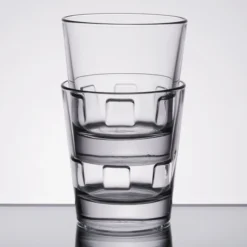 Libbey 15963 Optiva 12 Oz. Customizable Stackable Rocks / Double Old Fashioned Glass - 12/Case -Vidivi shop 1029852