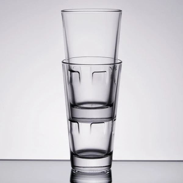 Libbey 15964 Optiva 12 Oz. Customizable Stackable Beverage Glass - 12/Case 6 Libbey 15964 Optiva 12 Oz. Customizable Stackable Beverage Glass - 12/Case - Image 6