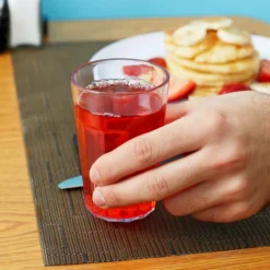 Cambro NT8152 Newport 7.7 Oz. Clear Customizable SAN Plastic Tumbler - 36/Case -Vidivi shop 1044846