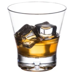 Thunder Group PLTHRG212C 12 Oz. Plastic Starburst Rocks / Old Fashioned Glass -Vidivi shop 1128990