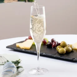 Stolzle 1470007T Exquisit 6.25 Oz. Flute Glass - 6/Pack -Vidivi shop 1149777