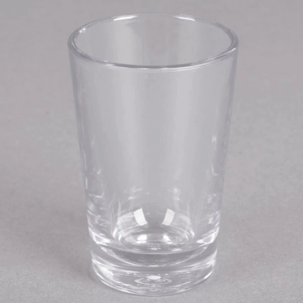 Carlisle 560207 Alibi 2 Oz. SAN Plastic Shooter / Dessert Shot Glass - 24/Case 2 Carlisle 560207 Alibi 2 Oz. SAN Plastic Shooter / Dessert Shot Glass - 24/Case - Image 2