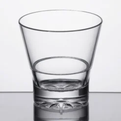 Thunder Group PLTHRG212C 12 Oz. Plastic Starburst Rocks / Old Fashioned Glass -Vidivi shop 1194604