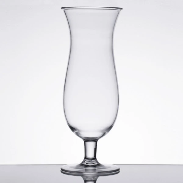 Thunder Group PLTHHC024C 24 Oz. Plastic Hurricane Glass 2 Thunder Group PLTHHC024C 24 Oz. Plastic Hurricane Glass - Image 2
