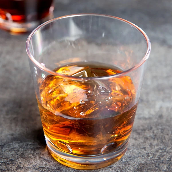 GET Enterprises GET SW-1474-CL Loft 12 Oz. Customizable SAN Plastic Stackable Double Rocks / Old Fashioned Glass - 24/Case 1 GET Enterprises GET SW-1474-CL Loft 12 Oz. Customizable SAN Plastic Stackable Double Rocks / Old Fashioned Glass - 24/Case