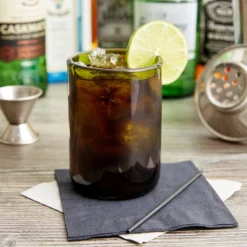 Arcoroc FK258 12 Oz. Customizable Green Wine Bottle Tumbler By Arc Cardinal - 12/Case