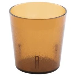 Cambro 900P2153 Colorware 9.7 Oz. Amber Customizable SAN Plastic Tumbler - 24/Case -Vidivi shop 1273698