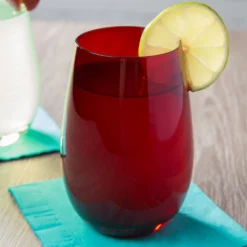 Stolzle S3527112E Elements 16.5 Oz. Red Stemless Wine Glass / Tumbler - 24/Case