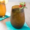 Stolzle S3527512T Twister 16.5 Oz. Brown Stemless Wine Glass / Tumbler - 24/Case