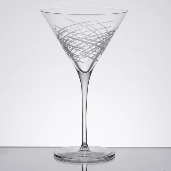 Master's Reserve 9136/69477 Renewal 10 Oz. Crosshatch Martini Glass - 12/Case 2 Master's Reserve 9136/69477 Renewal 10 Oz. Crosshatch Martini Glass - 12/Case - Image 2