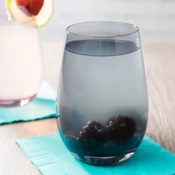 Stolzle S3527812E Elements 16.5 Oz. Smoky Grey Stemless Wine Glass / Tumbler - 24/Case