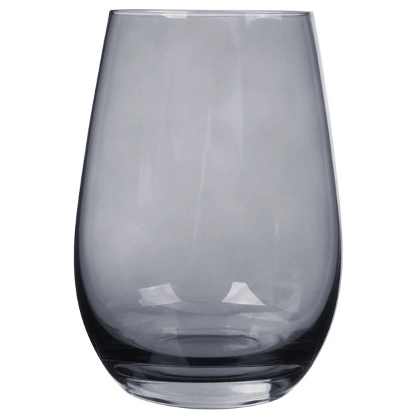Stolzle S3527812E Elements 16.5 Oz. Smoky Grey Stemless Wine Glass / Tumbler - 24/Case 2 Stolzle S3527812E Elements 16.5 Oz. Smoky Grey Stemless Wine Glass / Tumbler - 24/Case - Image 2