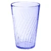GET Enterprises GET 2216-1-BL Tahiti 16 Oz. Blue Customizable SAN Plastic Tumbler - 72/Case