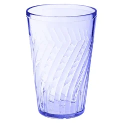 GET Enterprises GET 2216-1-BL Tahiti 16 Oz. Blue Customizable SAN Plastic Tumbler - 72/Case