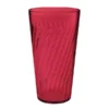 GET Enterprises GET 2232-1-R Tahiti 32 Oz. Red Customizable SAN Plastic Tumbler - 72/Case