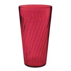 GET Enterprises GET 2232-1-R Tahiti 32 Oz. Red Customizable SAN Plastic Tumbler - 72/Case