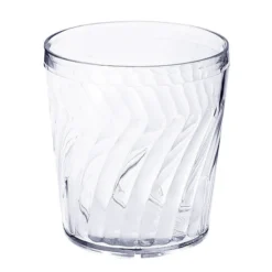 GET Enterprises GET 2209-1-CL Tahiti 9 Oz. Clear Customizable SAN Plastic Tumbler - 72/Case