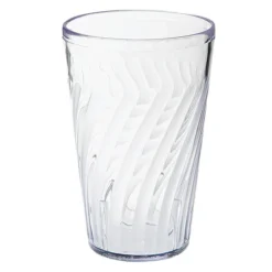 GET Enterprises GET 2212-1-CL Tahiti 12 Oz. Clear Customizable SAN Plastic Tumbler - 72/Case