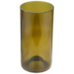 Libbey 97282 16 Oz. Customizable Dark Olive Repurposed Wine Bottle Tumbler - 12/Case -Vidivi shop 1473334