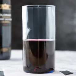 Libbey 97283 16 Oz. Customizable Blue Repurposed Wine Bottle Tumbler - 12/Case