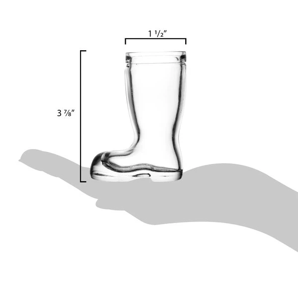 Stolzle 09735/188047 Biersiefel 1 Oz. Beer Boot / Shot Glass - 12/Case 5 Stolzle 09735/188047 Biersiefel 1 Oz. Beer Boot / Shot Glass - 12/Case - Image 5