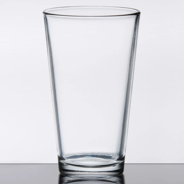 Libbey Restaurant Basics 20 Oz. Customizable Rim Tempered Mixing Glass - 24/Case 2 Libbey Restaurant Basics 20 Oz. Customizable Rim Tempered Mixing Glass - 24/Case - Image 2