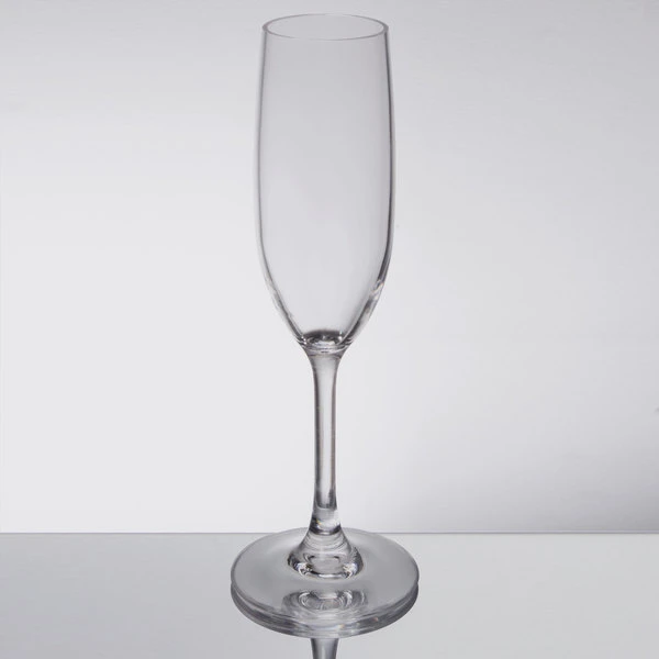 Carlisle 564007 Alibi 8 Oz. Plastic Champagne Flute - 24/Case 2 Carlisle 564007 Alibi 8 Oz. Plastic Champagne Flute - 24/Case - Image 2