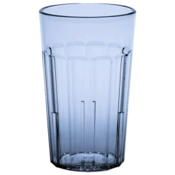 Cambro NT10401 Newport 10 Oz. Slate Blue Customizable SAN Plastic Tumbler - 36/Case
