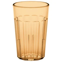 Cambro NT8153 Newport 7.7 Oz. Amber Customizable SAN Plastic Tumbler - 36/Case