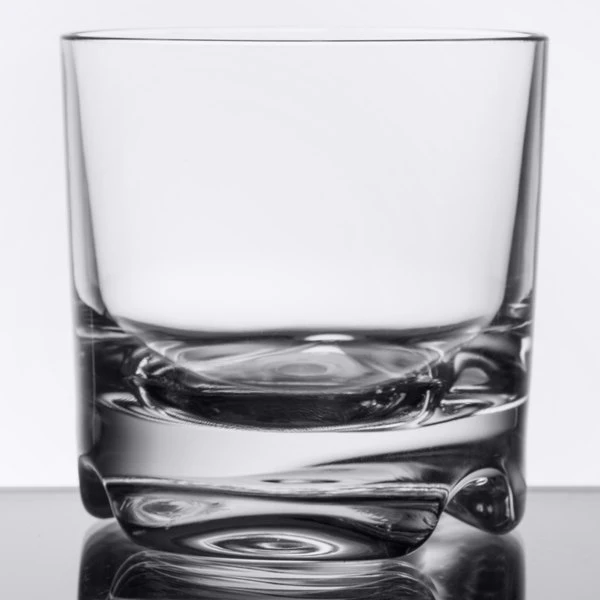 GET Enterprises GET SW-1429-1-SAN-CL Roc N' Roll 10 Oz. Customizable SAN Plastic Rocks / Old Fashioned Glass - 24/Case 2 GET Enterprises GET SW-1429-1-SAN-CL Roc N' Roll 10 Oz. Customizable SAN Plastic Rocks / Old Fashioned Glass - 24/Case - Image 2