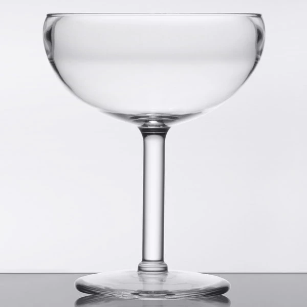 GET Enterprises GET SW-1405-1-SAN-CL 16 Oz. Customizable SAN Plastic Coupe Glass 2 GET Enterprises GET SW-1405-1-SAN-CL 16 Oz. Customizable SAN Plastic Coupe Glass - Image 2