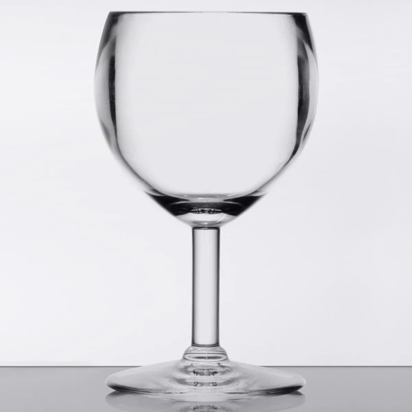 GET Enterprises GET SW-1406-1-SAN-CL 6 Oz. Customizable SAN Plastic Wine Glass 2 GET Enterprises GET SW-1406-1-SAN-CL 6 Oz. Customizable SAN Plastic Wine Glass - Image 2