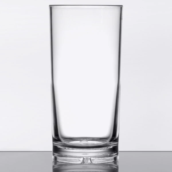 GET Enterprises GET H-9-1-SAN-CL Cheers 9 Oz. Customizable Clear SAN Plastic Highball Glass - 24/Case 2 GET Enterprises GET H-9-1-SAN-CL Cheers 9 Oz. Customizable Clear SAN Plastic Highball Glass - 24/Case - Image 2