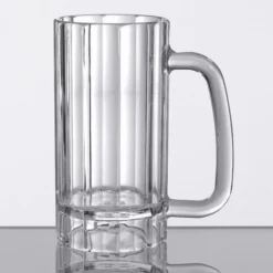 GET Enterprises GET 00086-PC-CL 16 Oz. Customizable Plastic Beer Mug - 24/Case