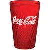 GET Enterprises GET 2220-RC Tahiti 20 Oz. Red Coca-Cola® SAN Plastic Tumbler - 72/Case