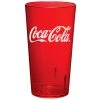 GET Enterprises GET 6616-RC 16 Oz. Red Coca-Cola® SAN Plastic Pebbled Tumbler - 72/Case