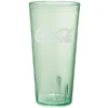 GET Enterprises GET 6624-JC 24 Oz. Jade Coca-Cola® SAN Plastic Pebbled Tumbler - 72/Case