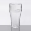 GET Enterprises GET 7720-CC Bell 20 Oz. Clear Coca-Cola® SAN Plastic Pebbled Soda Glass - 72/Case