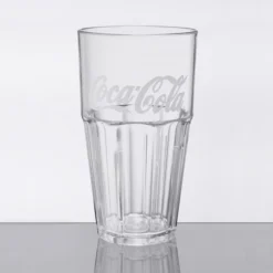 GET Enterprises GET 9932-CC Bahama 32 Oz. Clear Coca-Cola® SAN Plastic Tumbler - 72/Case