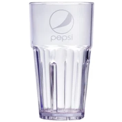 GET Enterprises GET 9916-BP Bahama 16 Oz. Blue Pepsi® SAN Plastic Tumbler - 72/Case