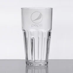 GET Enterprises GET 9916-CP Bahama 16 Oz. Clear Pepsi® SAN Plastic Tumbler - 72/Case