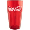 GET Enterprises GET 9916-RC Bahama 16 Oz. Red Coca-Cola® SAN Plastic Tumbler - 72/Case