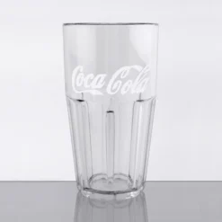 GET Enterprises GET 9922-CC Bahama 22 Oz. Clear Coca-Cola® SAN Plastic Tumbler - 72/Case