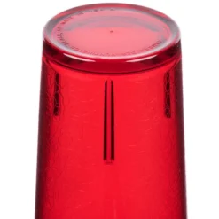Cambro D24156 Del Mar 24 Oz. Ruby Red Customizable SAN Plastic Tumbler - 36/Case -Vidivi shop 1782031