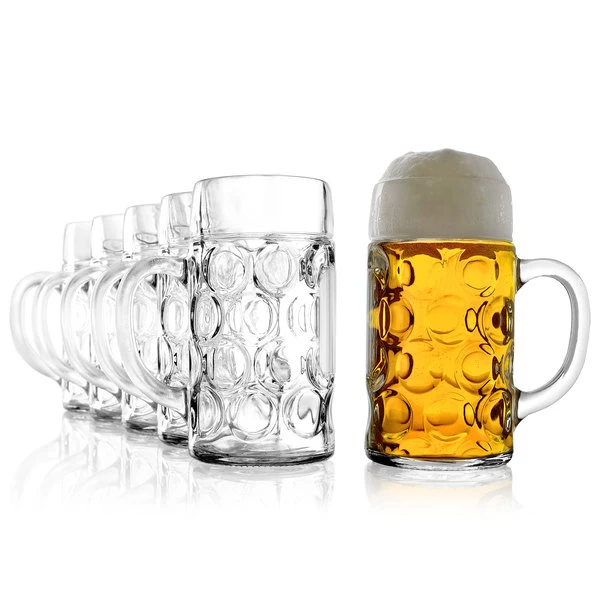 Stolzle 04533/808067 Assorted Specialty 35 Oz. Oktoberfest Beer Mug - 6/Case 4 Stolzle 04533/808067 Assorted Specialty 35 Oz. Oktoberfest Beer Mug - 6/Case - Image 4