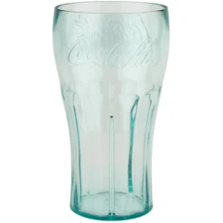 GET Enterprises GET 1122-JC Bell 22 Oz. Jade Coca-Cola® SAN Plastic Soda Glass - 72/Case